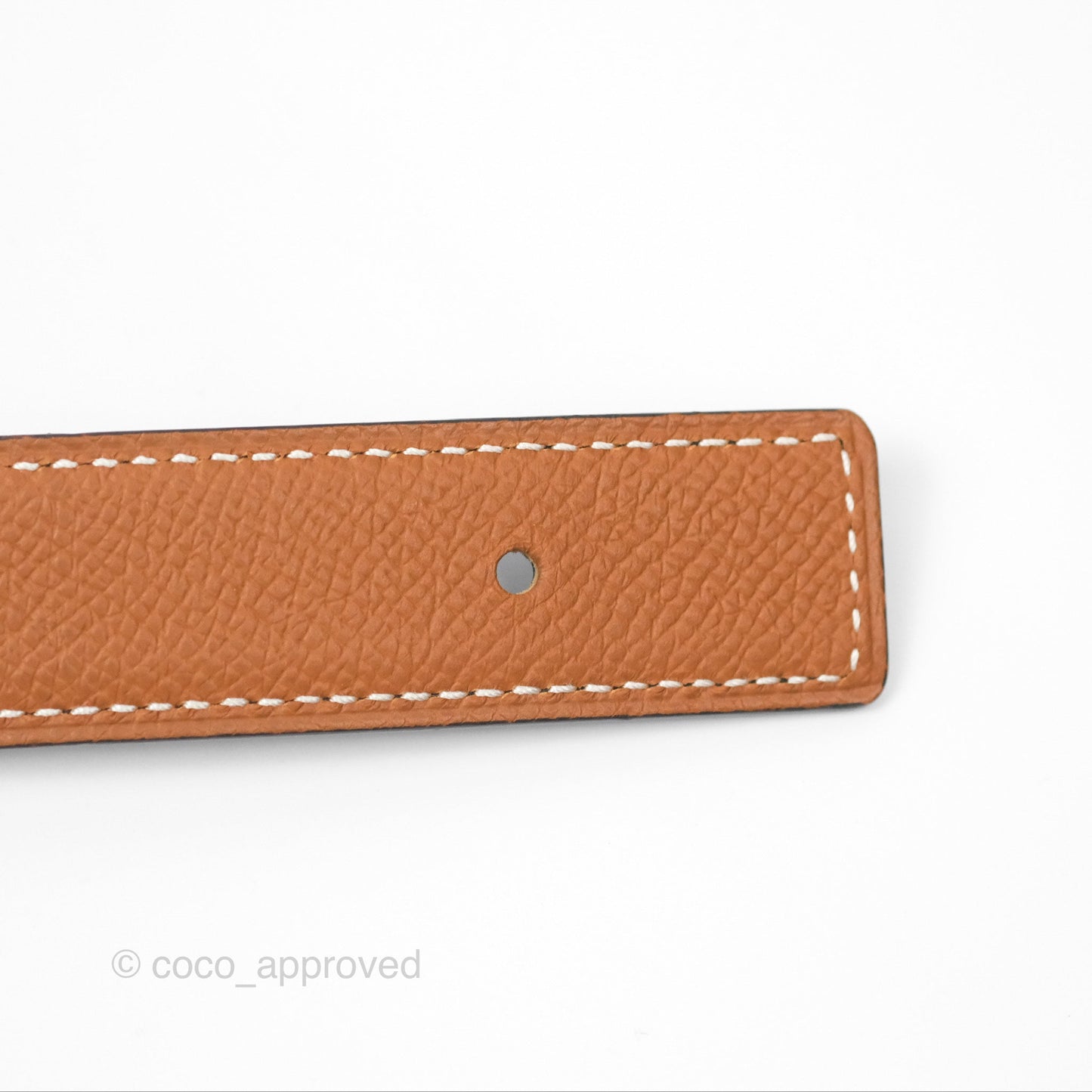 Hermès Constance Belt Buckle & Reversible Leather Strap Size 75