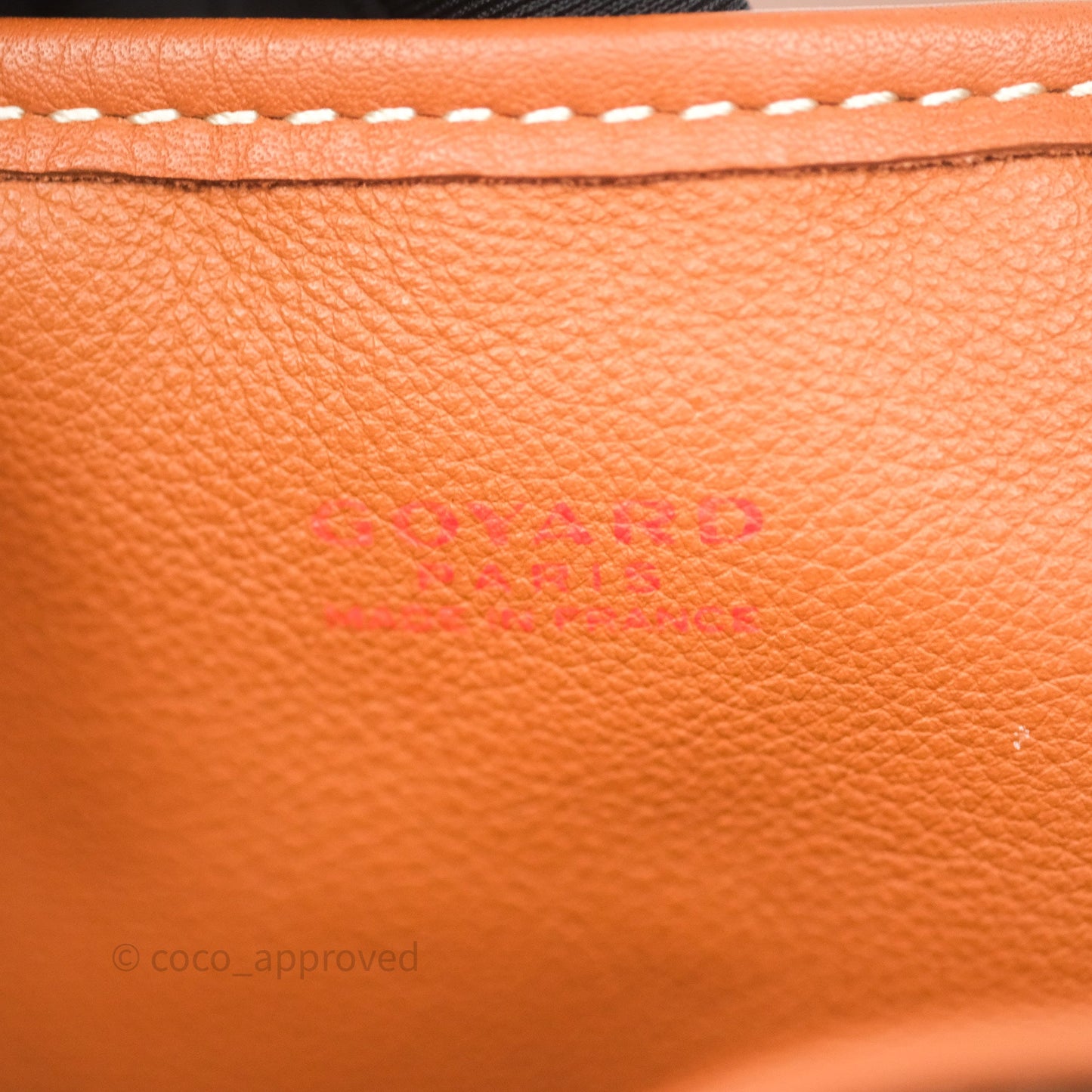 Goyard Anjou Mini Bag Goyardine Canvas Black/Tan