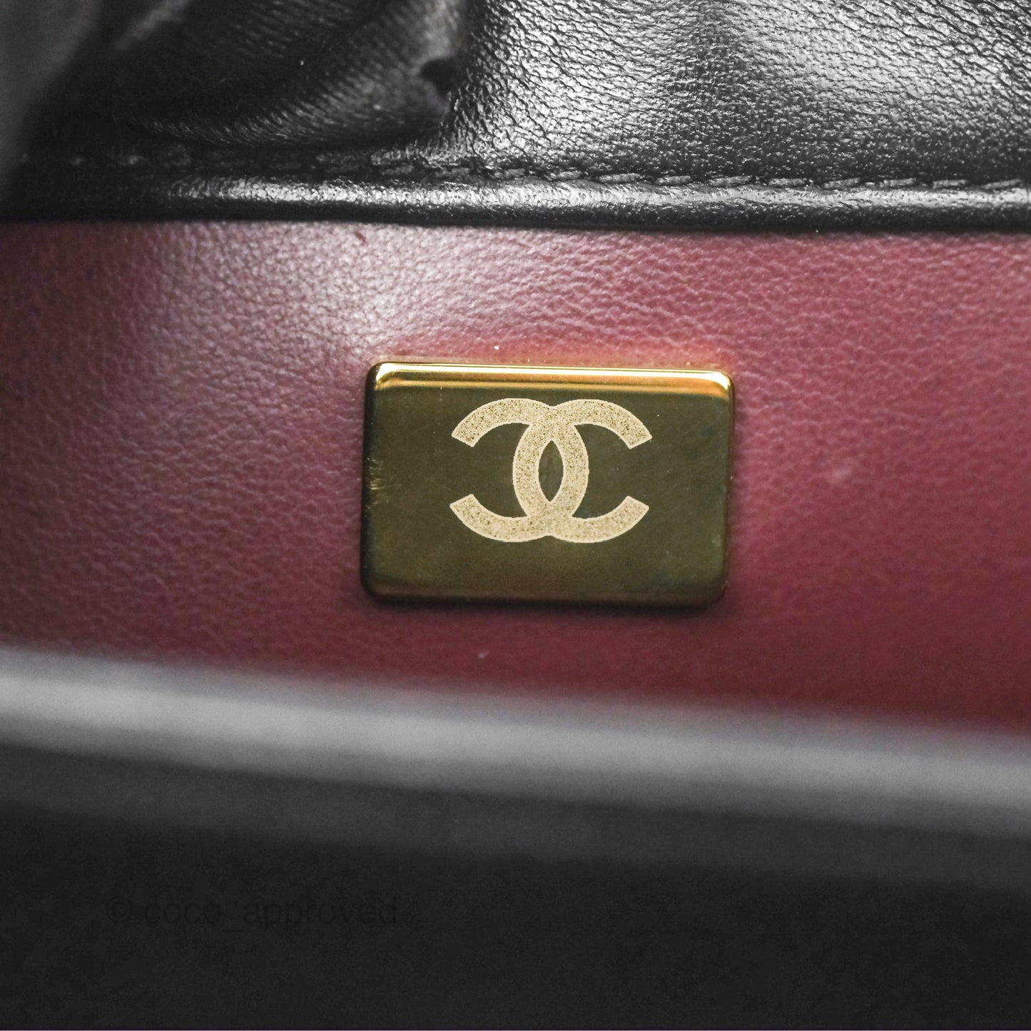 Chanel Small Trendy CC Black Lambskin Gold Hardware