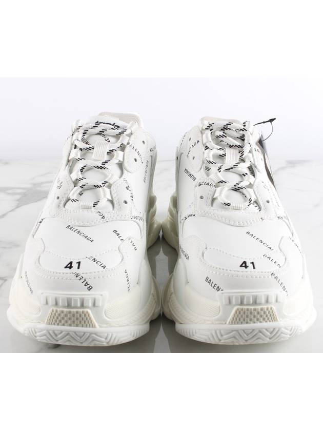 Luxury Balenciaga My Multi Logo Triple S White 41 Domestic 260