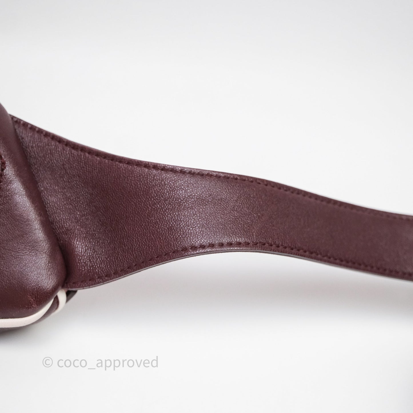 Miu Miu Bumbag Burgundy/Pink Gold Hardware