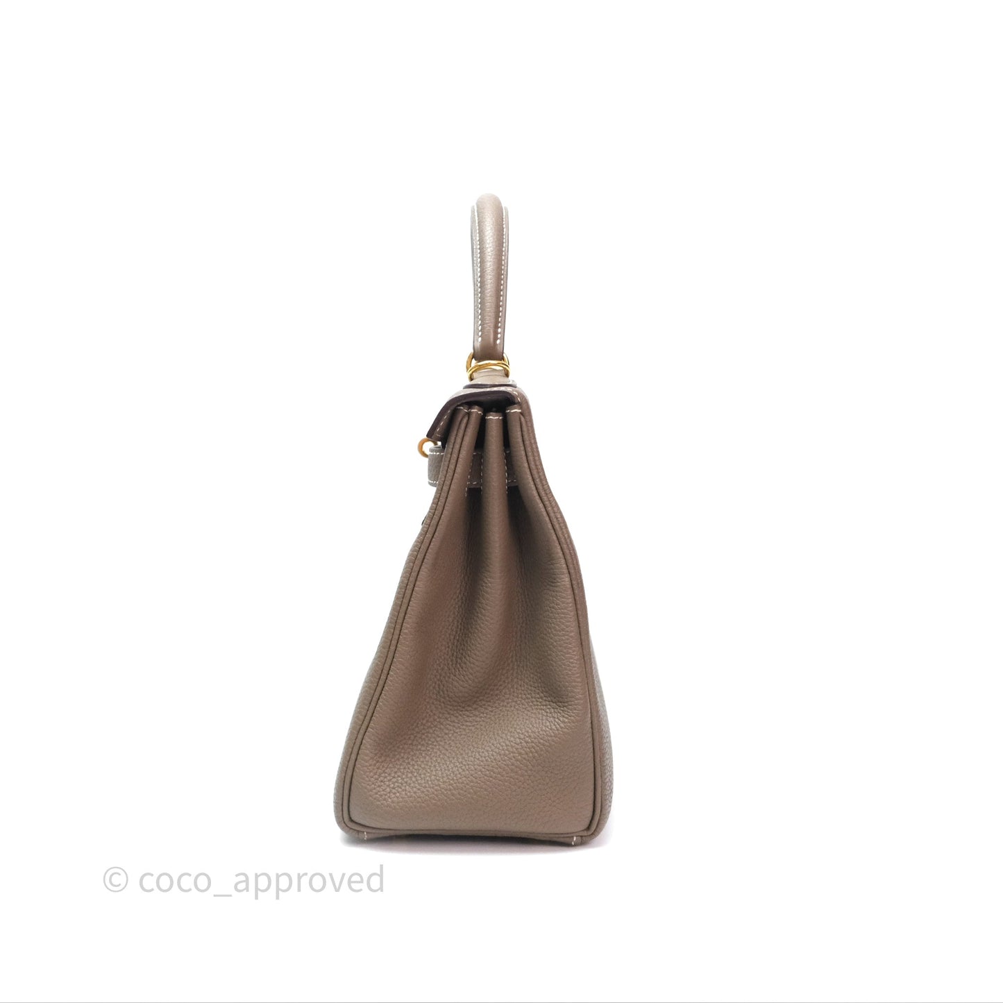 Hermès Kelly II 28 Retourne Etoupe 18 Togo Gold Hardware