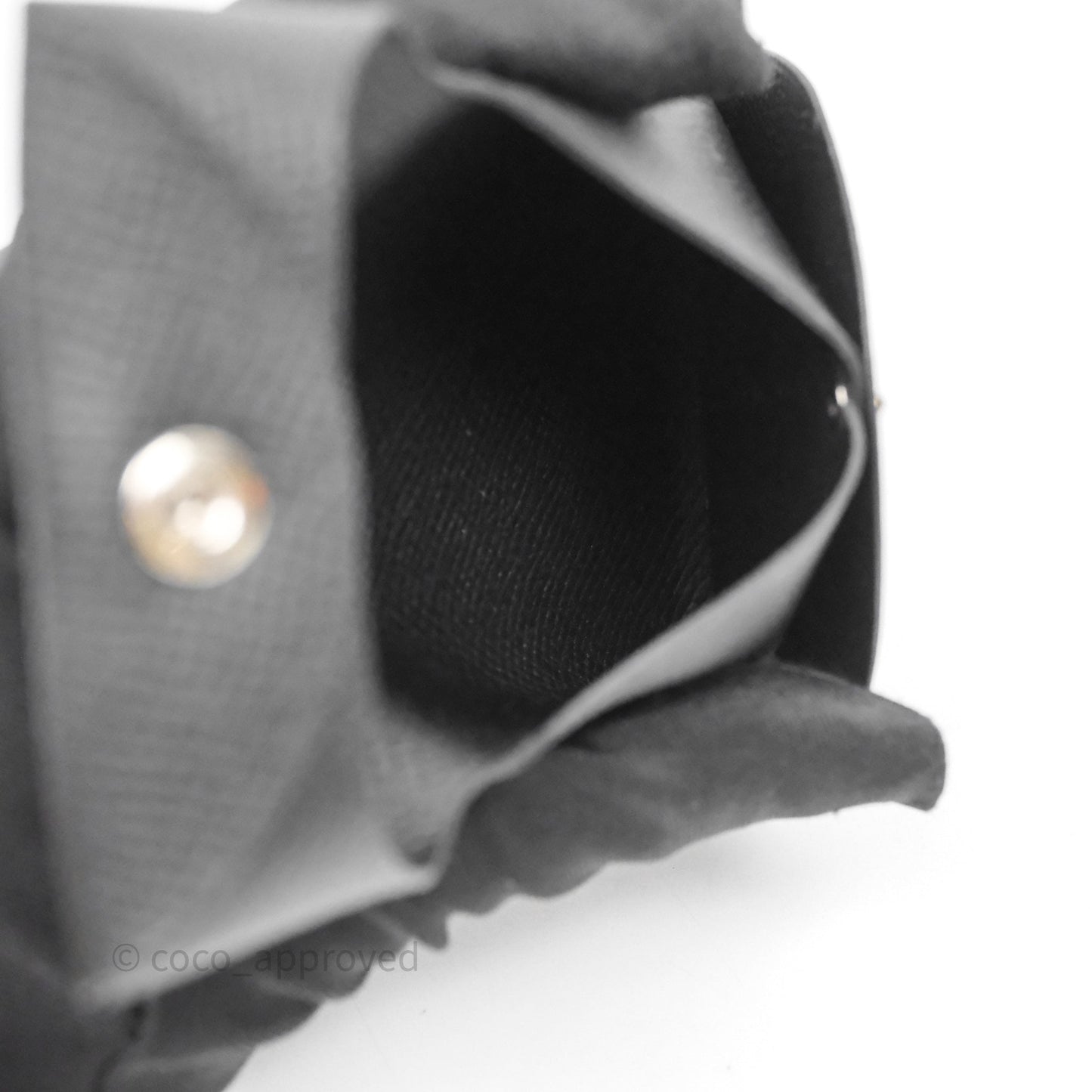 Hermes Bastia Change Purse Black Epsom
