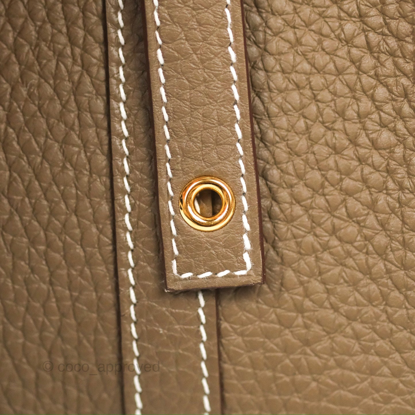 Hermès Picotin 18 Etoupe Clemence Gold Hardware