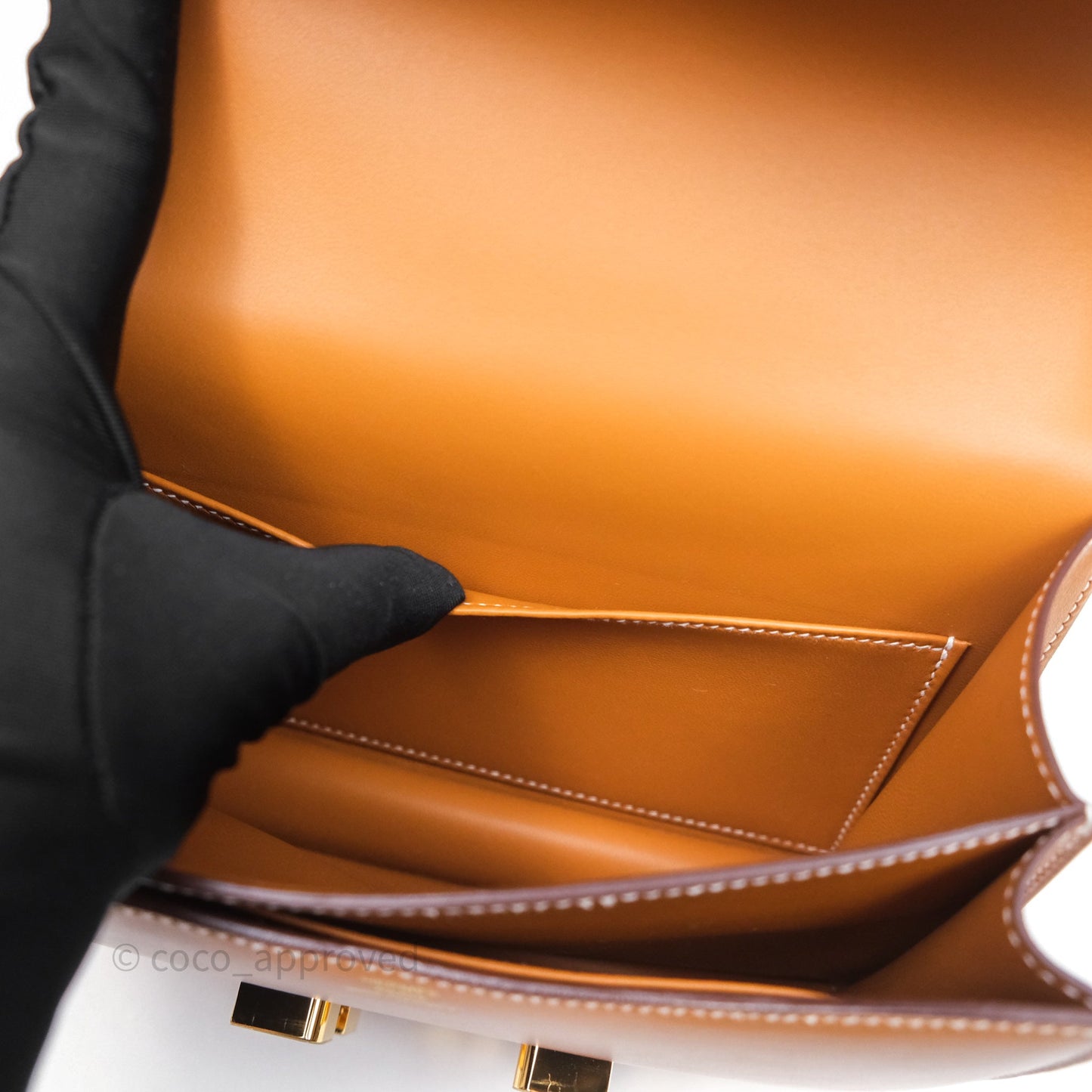Hermès Constance Mini 18cm Naturel-Sablé 21 Butler Gold Hardware