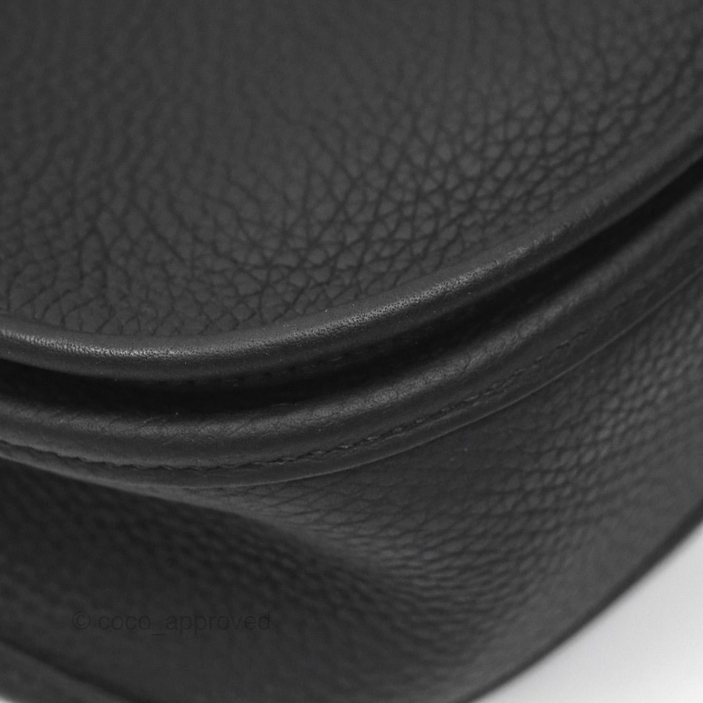 Hermès Evelyne III 29 Noir 89 Clemence Silver Hardware