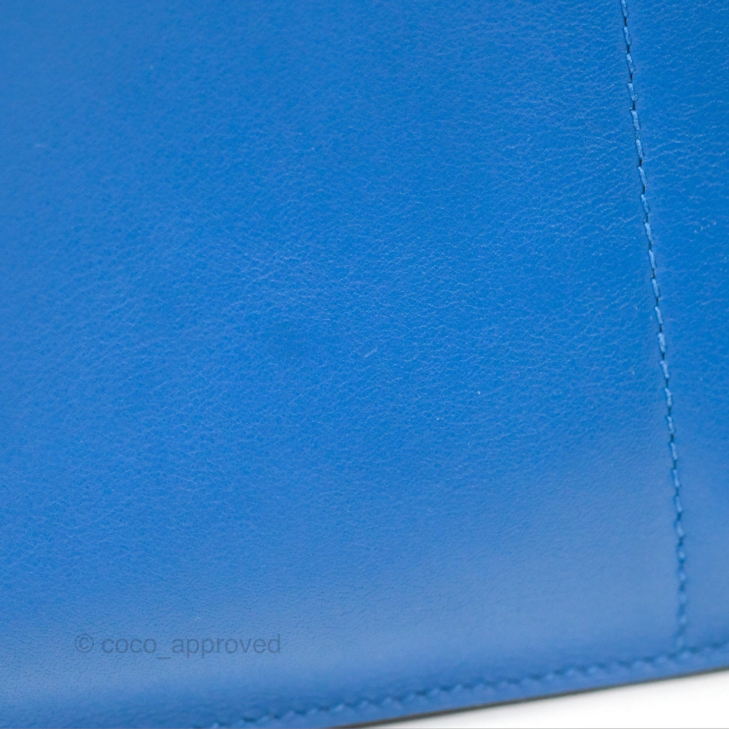 Hermès Halzan 22 Mini Bleu Zellige Swift Palladium Hardware