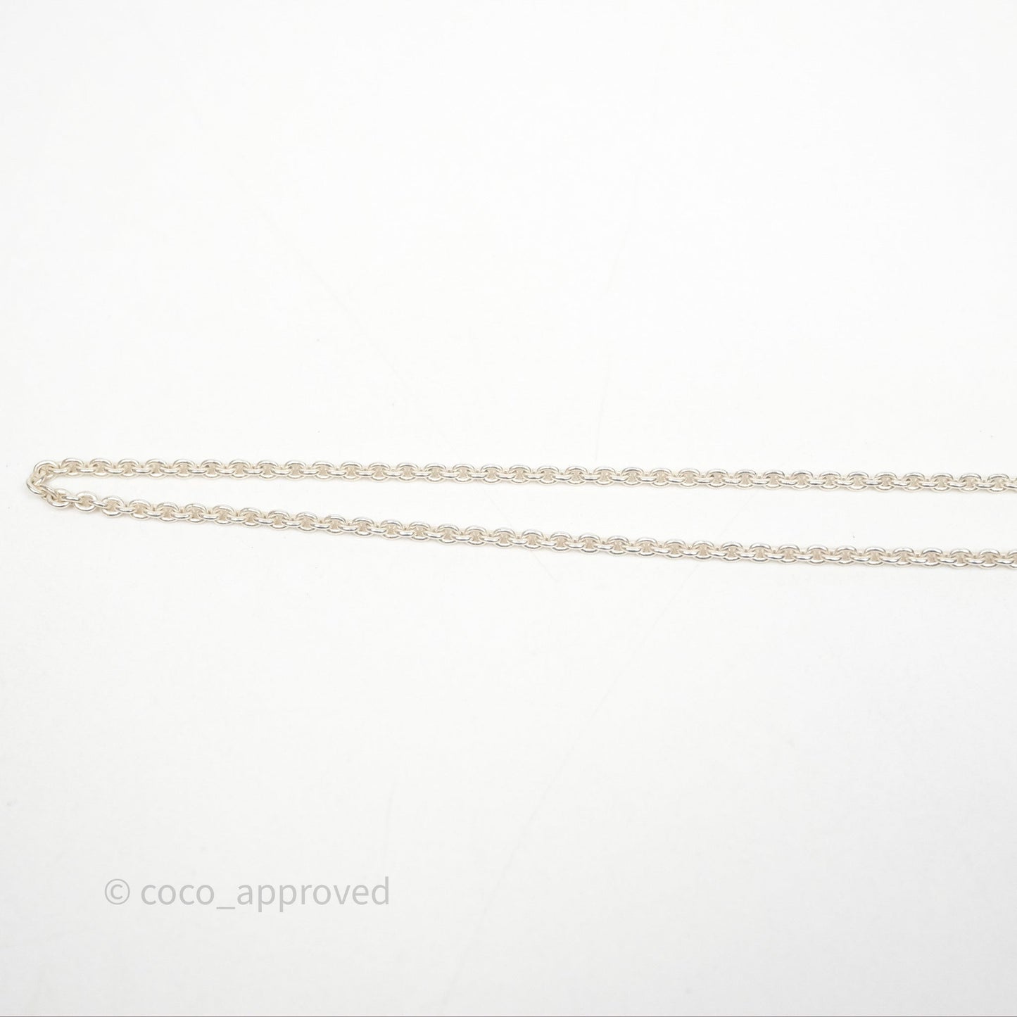 Hermes Chaine d'ancre Pendant Necklace Silver 925