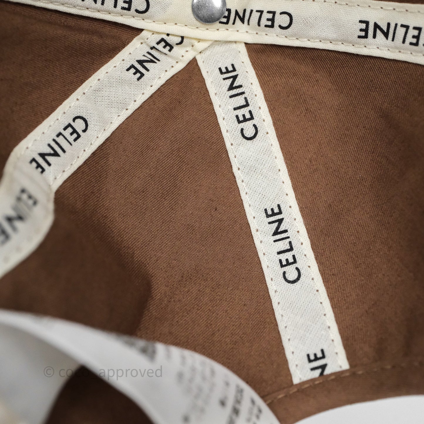 Celine Baseball Cap Cotton Triomphe