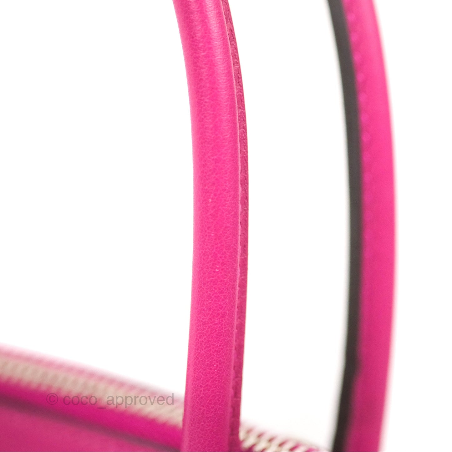Hermès Bolide 27 Rose Pourpre Swift Palladium Hardware