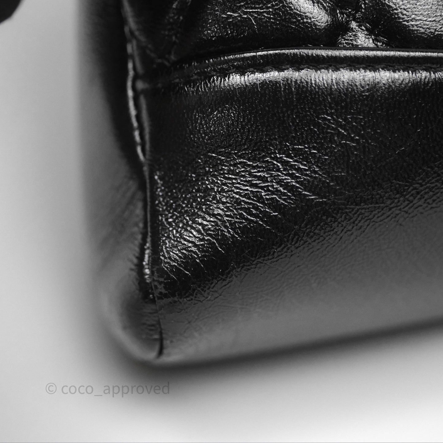 Chanel 31 Mini Black Shiny Lambskin Gold Hardware