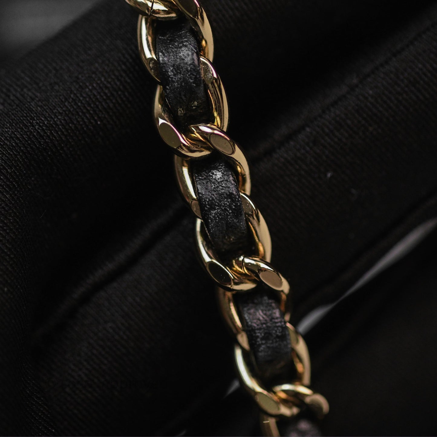 Chanel Business Affinity Drawstring Bucket Bag Black Caviar Gold Hardware