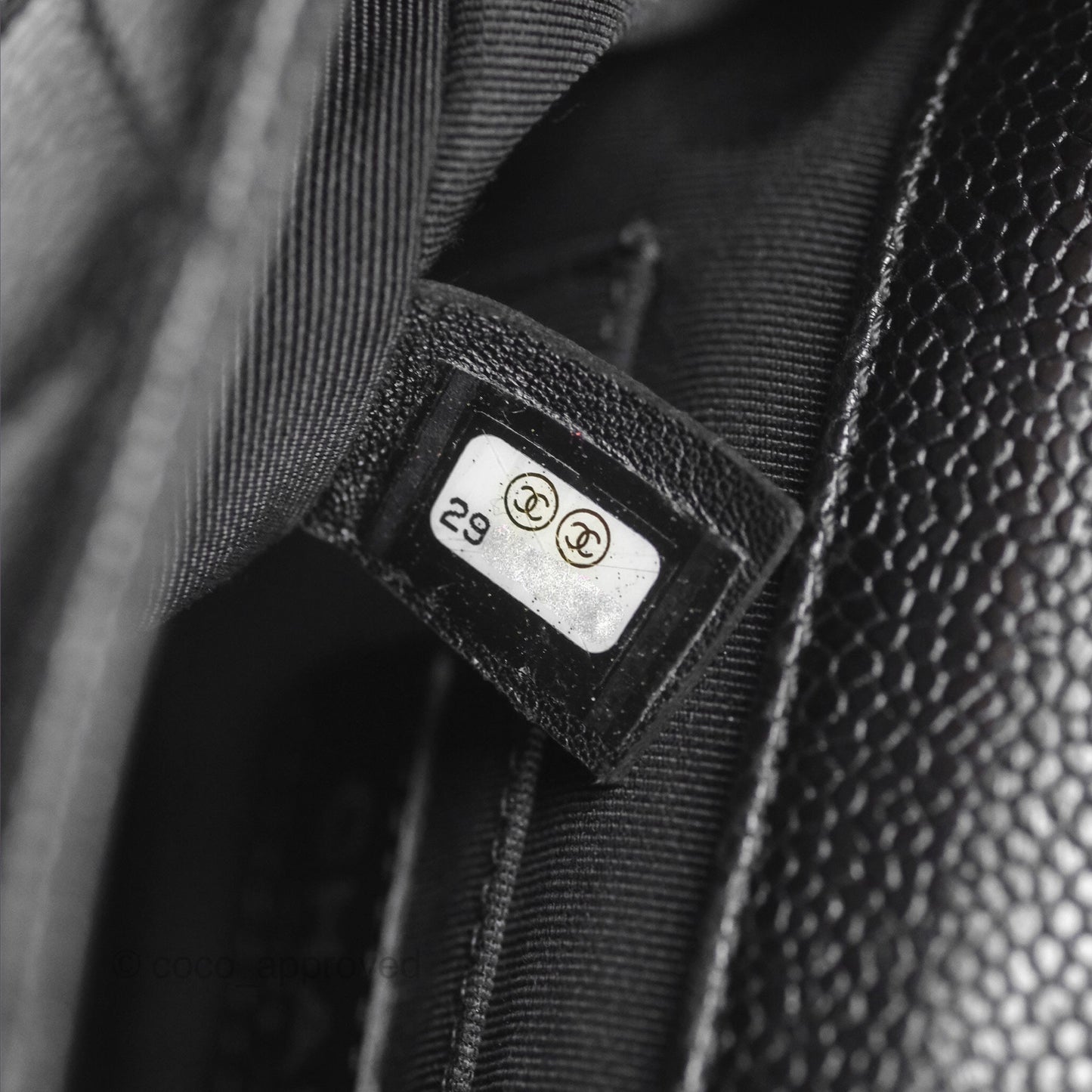 Chanel Quilted Mini Square Flap Bag So Black Caviar Incognito