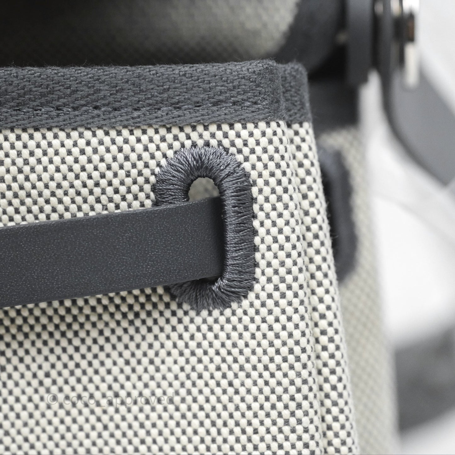 Hermès Herbag Zip 20 Mini Ardoise 85 Canvas Palladium Hardware