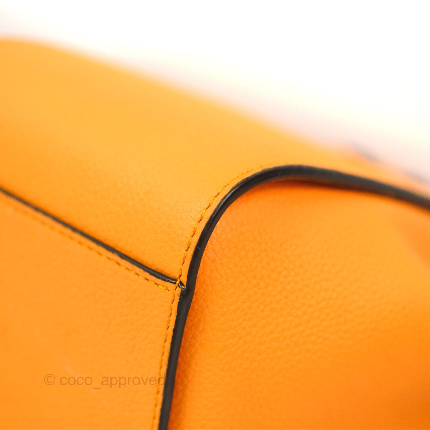 Loewe Mini Hammock Drawstring Orange Calfskin