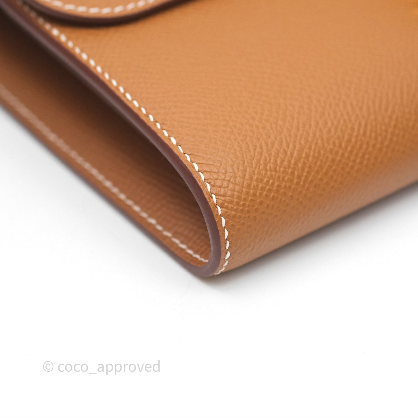 Hermès Constance Long To Go Wallet Gold Epsom Gold Hardware