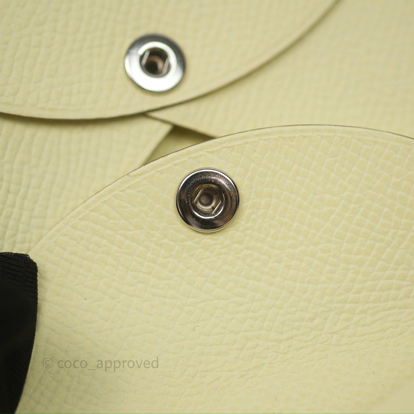 Hermès Calvi Card Holder Jaune Milton I8 Epsom