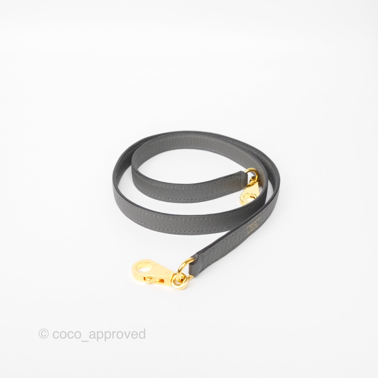 Hermès Kelly 28 Retourne Gris Meyer 0L Clemence Gold Hardware