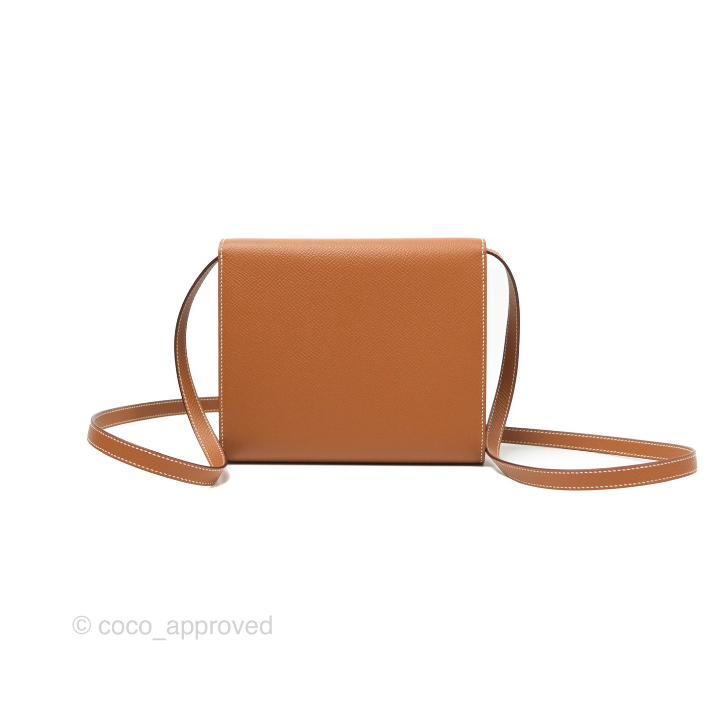 Hermès Clic 12 Wallet Gold Epsom Gold Hardware