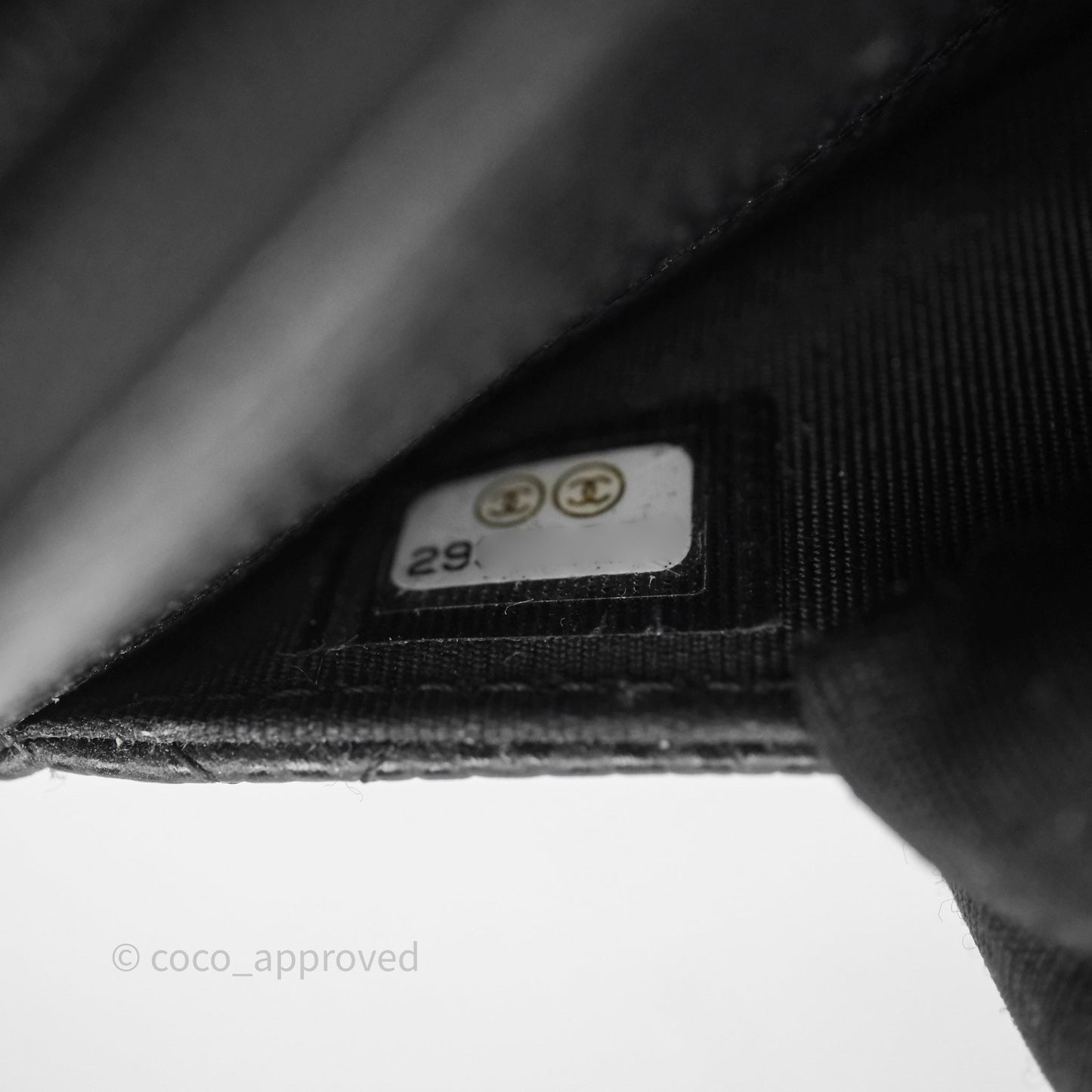 Chanel Classic Wallet On Chain WOC Quilted Black Caviar Gold Hardware
