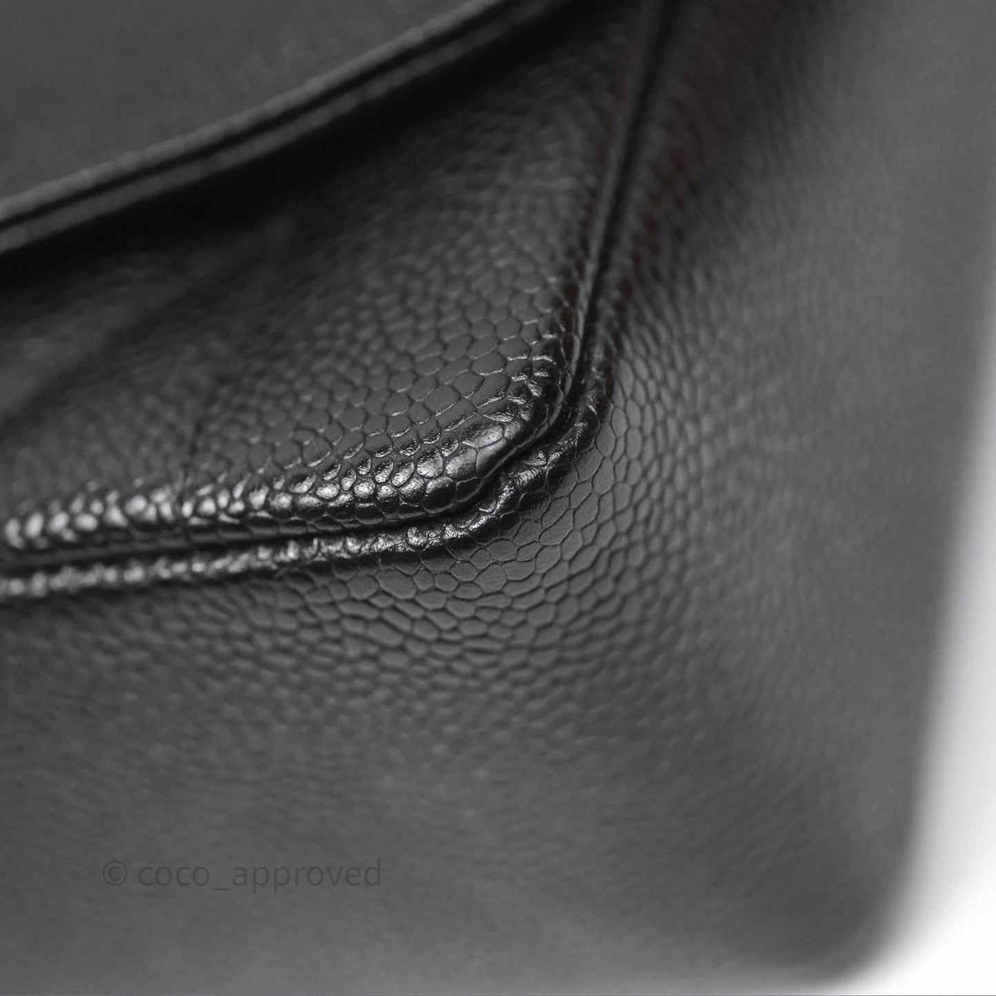 Chanel Small Vintage Quilted Classic Diana Flap Bag Black Caviar 24K Gold Hardware