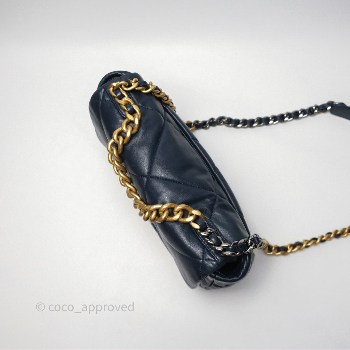 Chanel 19 Small Navy Mixed Hardware