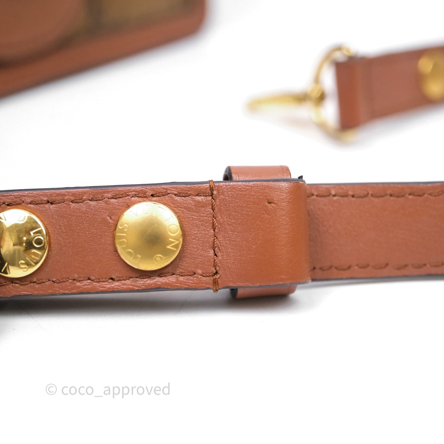 Louis Vuitton Mini Dauphine Monogram Tan Calfskin