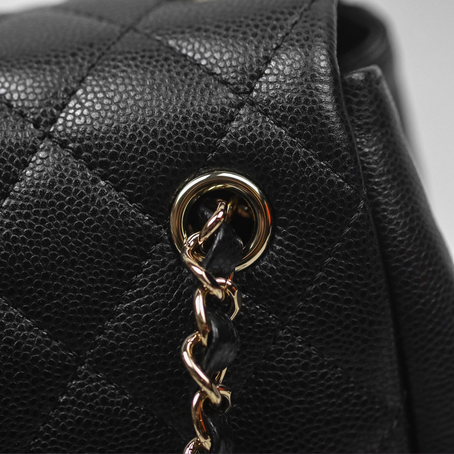 Chanel Small Duma Backpack Caviar Black Gold Hardware 23K