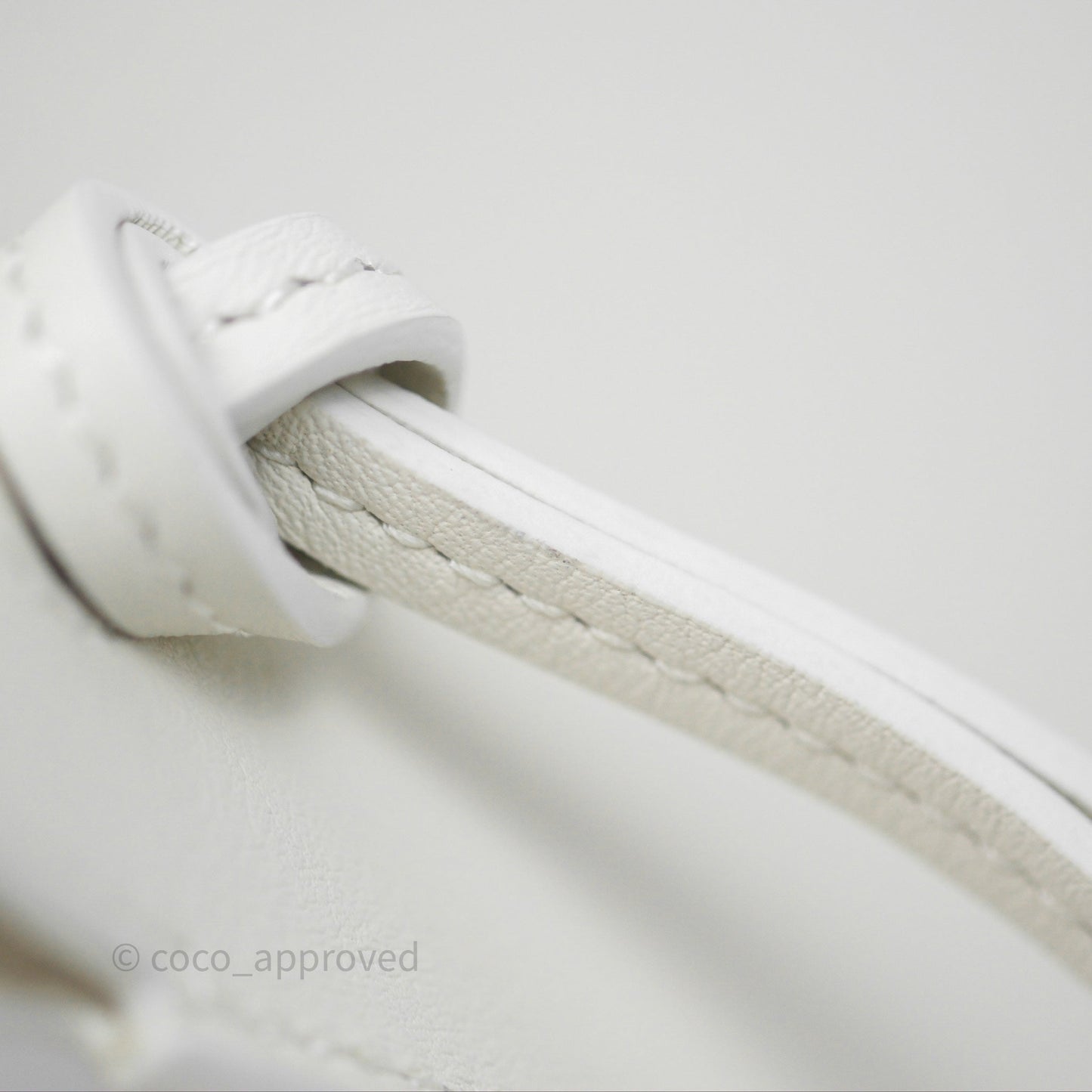 Loewe Dice Pocket in Classic Calfskin White