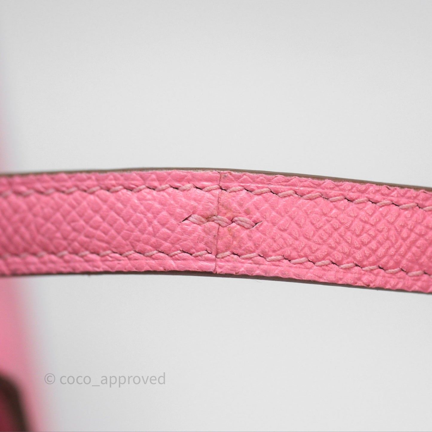 Hermès Constance Mini 18cm Rose d'ete Epsom Palladium Hardware