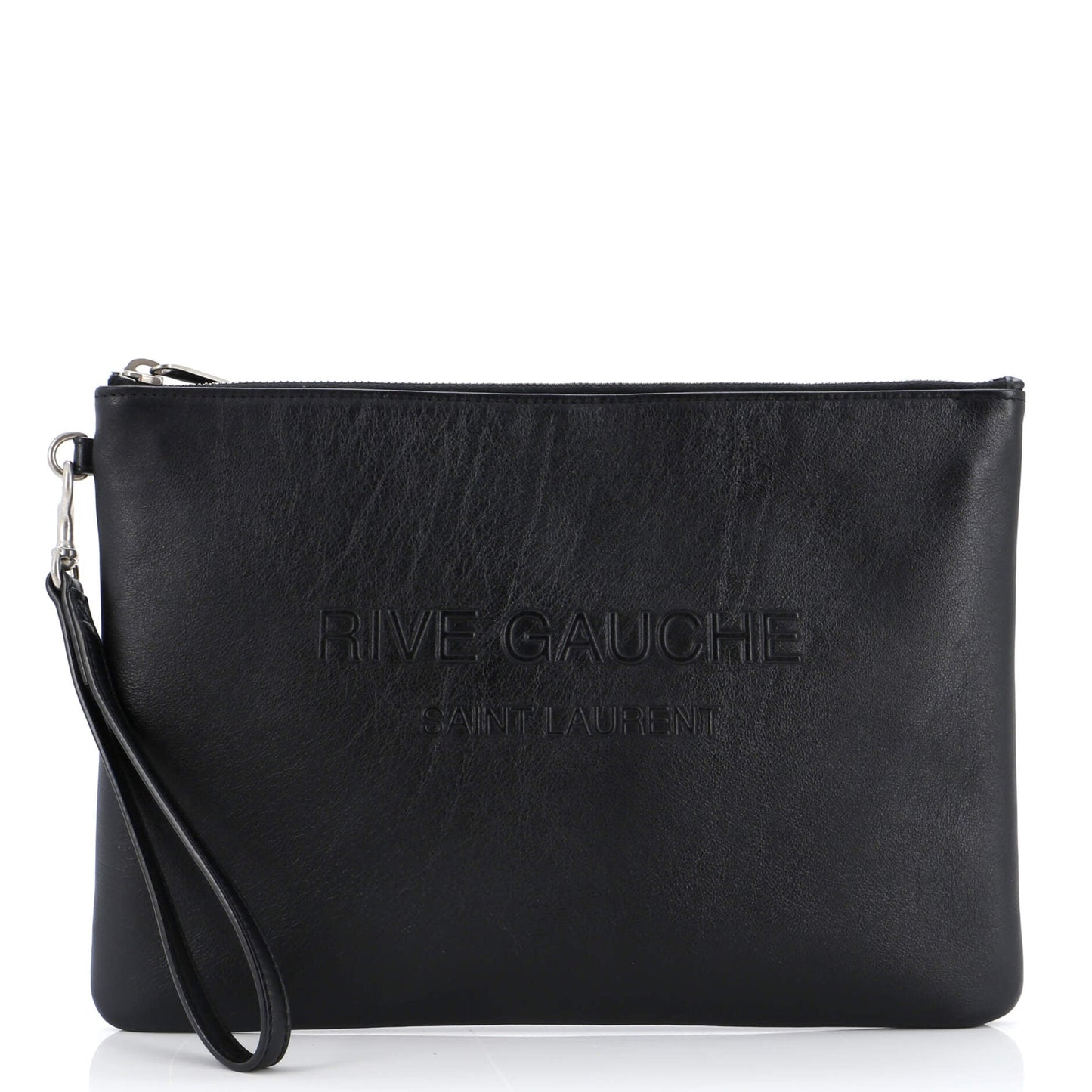 Luxury Saint Laurent Rive Gauche Pouch Leather