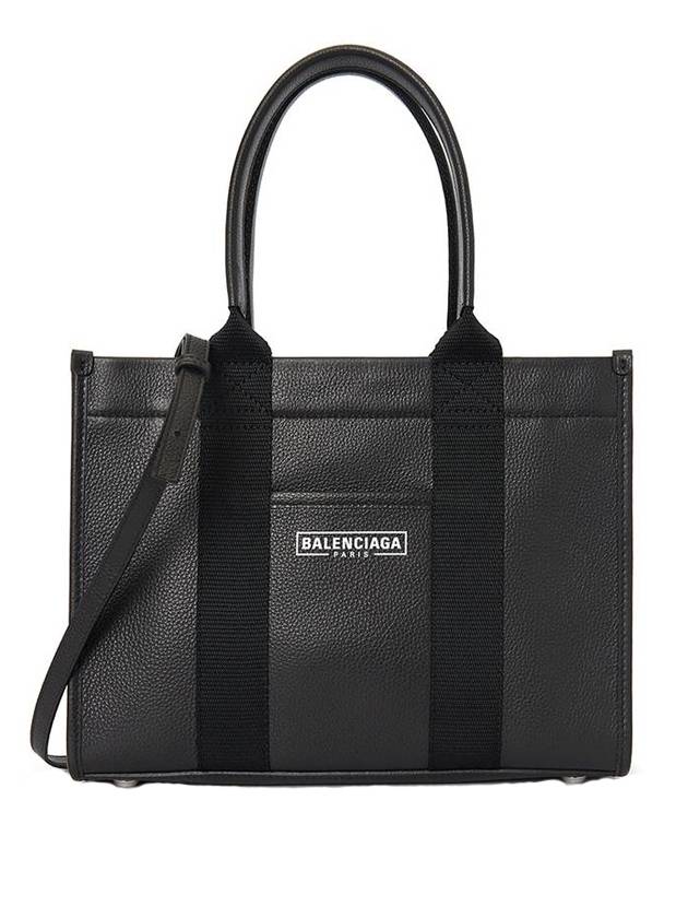 Luxury Balenciaga Hardware Small Cross Tote Bag Black