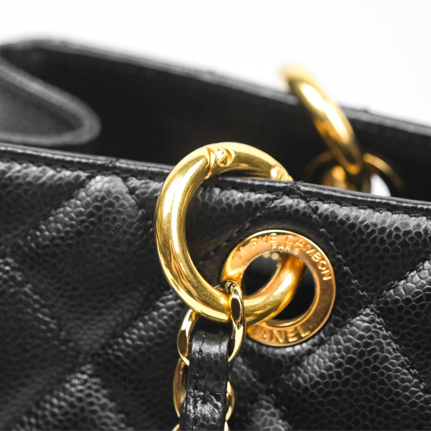 Chanel GST Black Caviar Gold Hardware