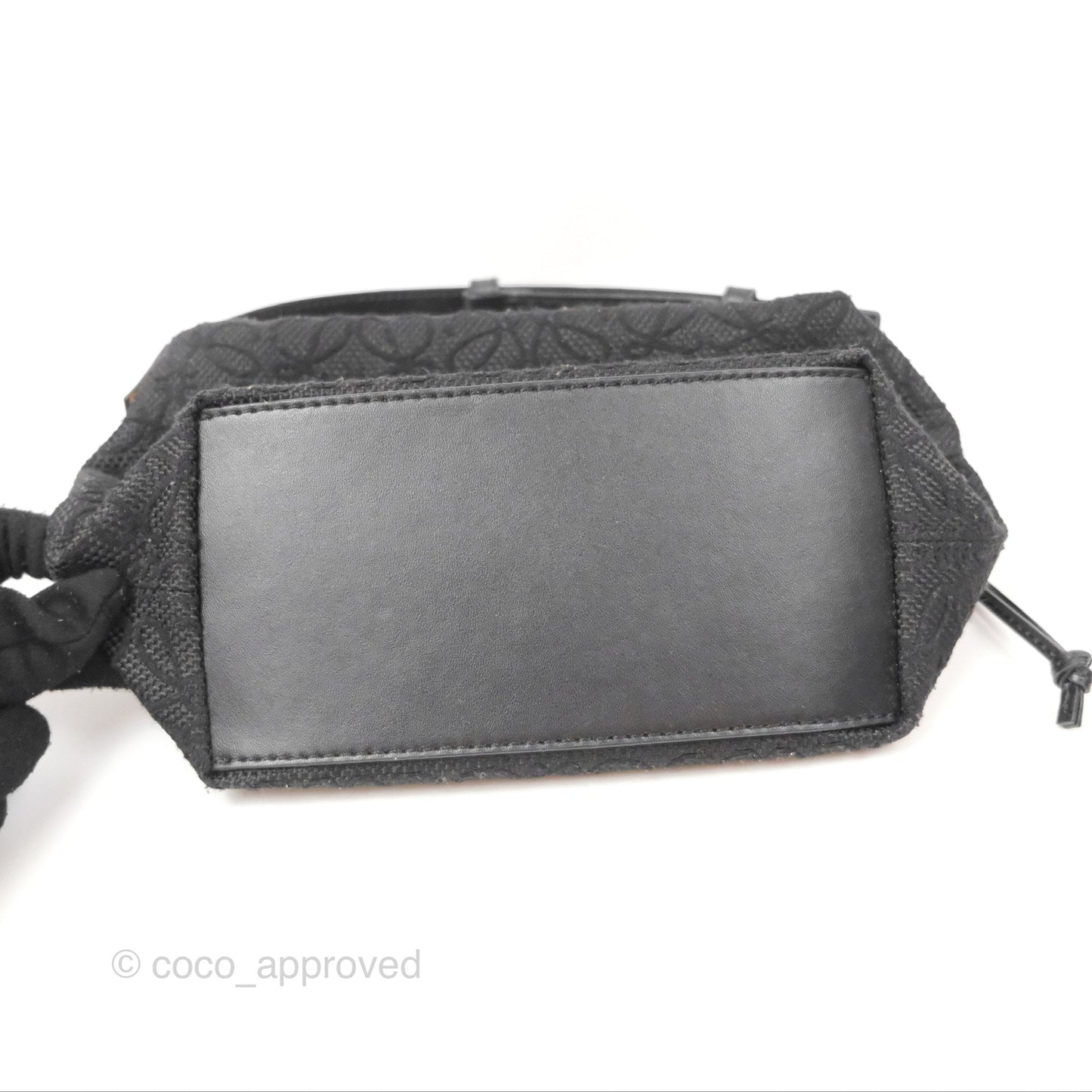 Loewe Small Cubi bag in Anagram Jacquard & Calfskin Black