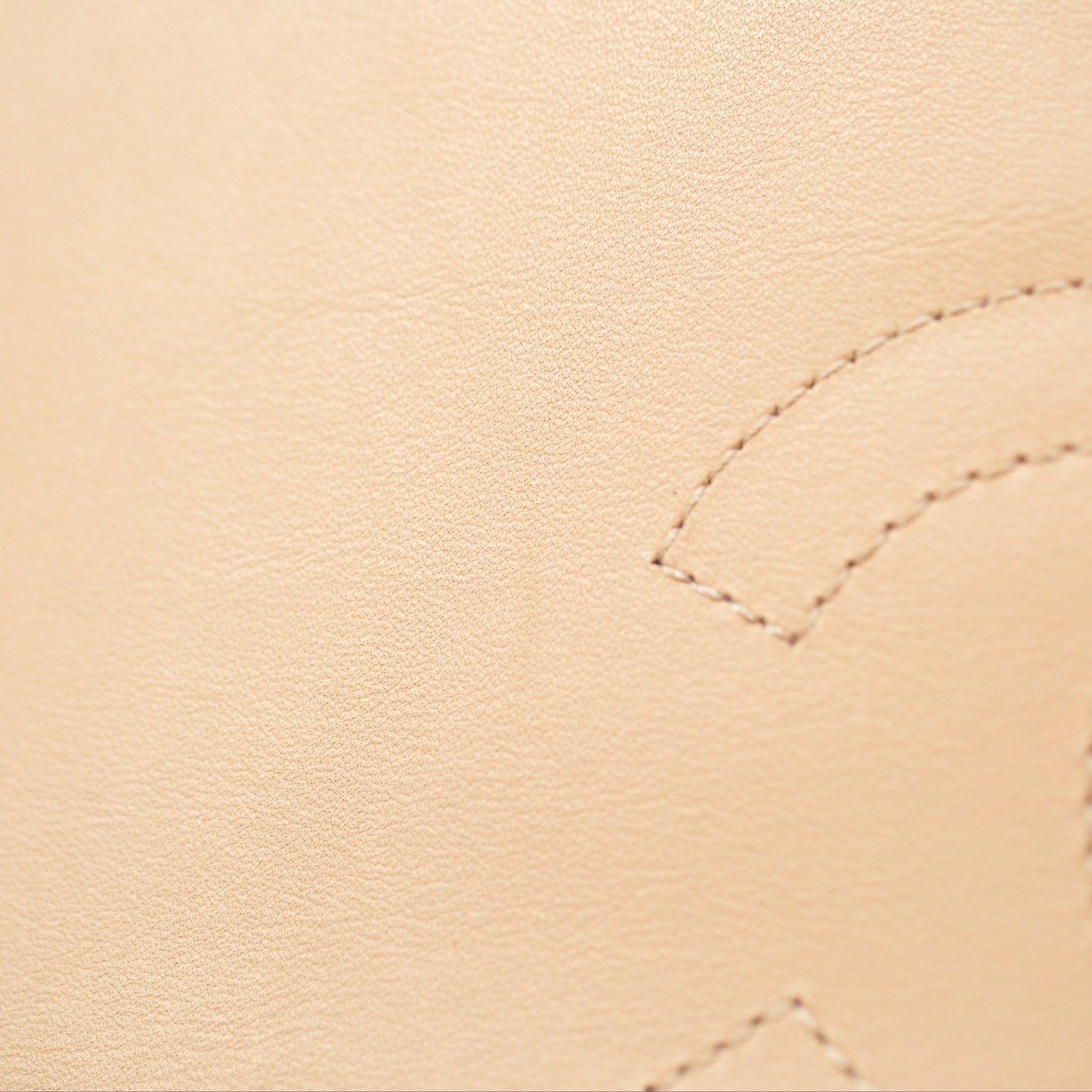 Chanel Quilted Small CC Filigree Flap Beige Black Caviar