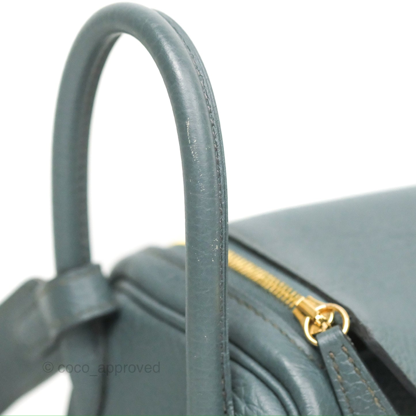 Hermès Mini Lindy 20 Bleu Orage Clemence Gold Hardware
