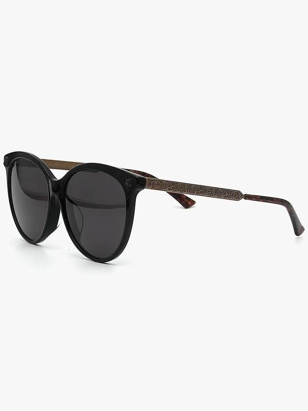 Luxury Gucci Trending 2025 Eyewear Women's Cat Eye Sunglasses Black