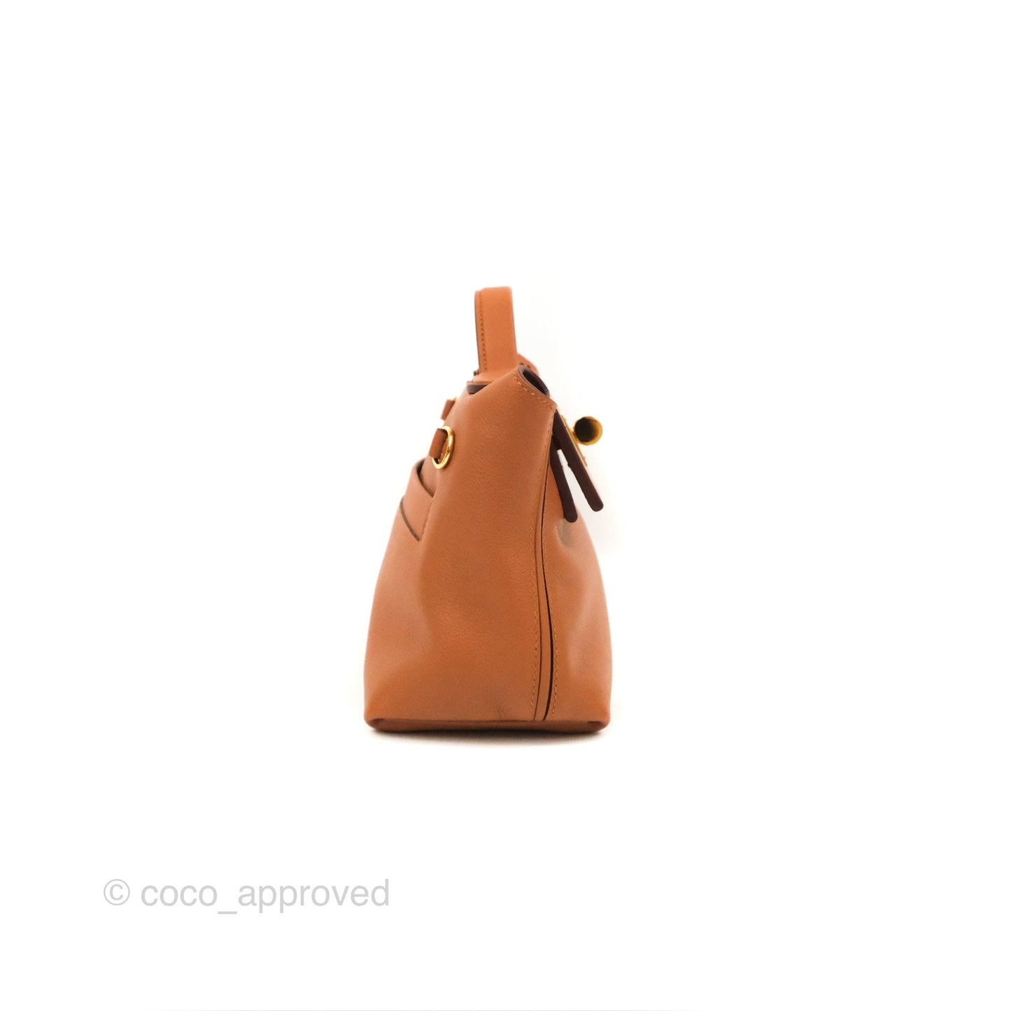 Hermès 24/24 21 Mini Gold Evercolor/Swift Gold Hardware