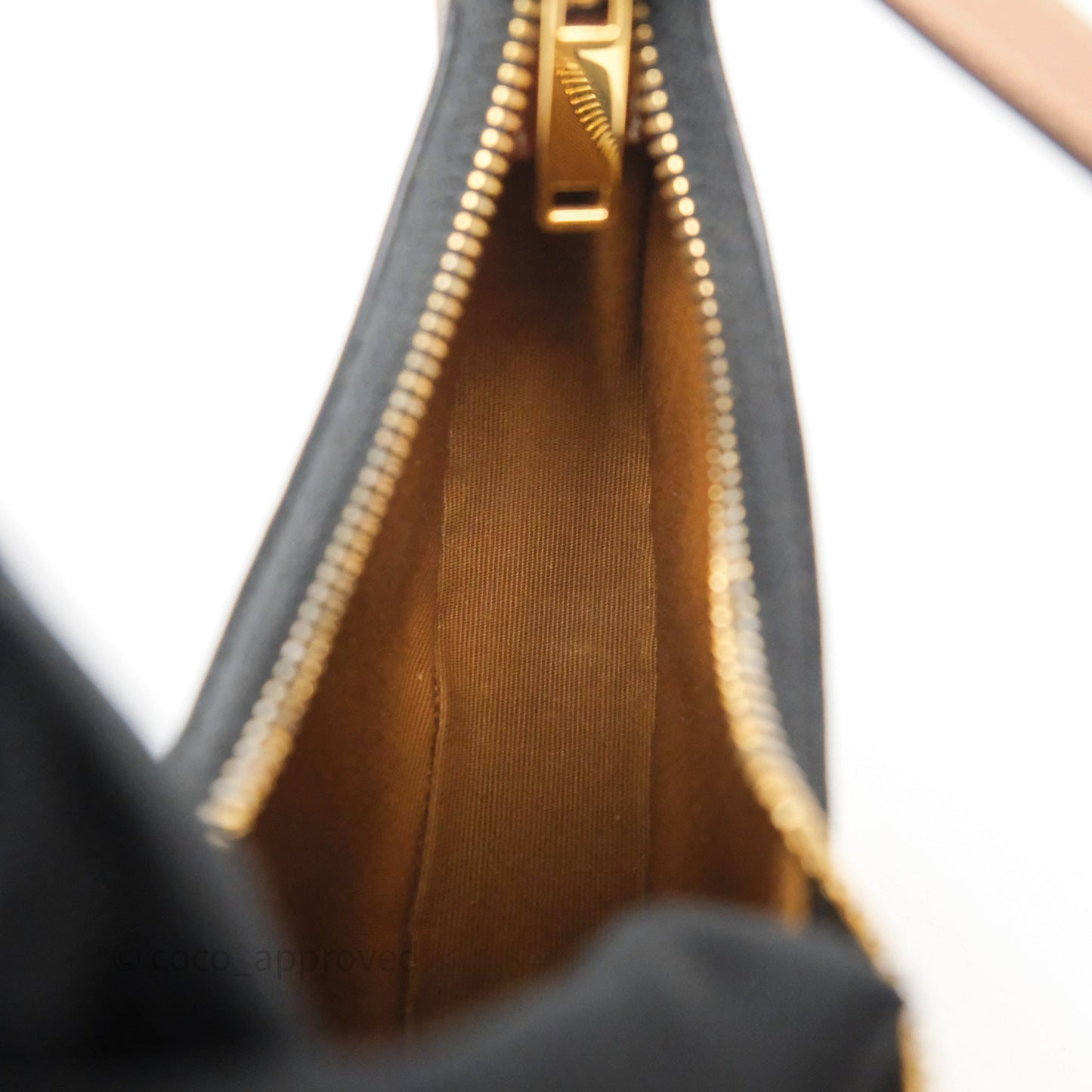 Celine Mini Ava Bag In Triomphe Canvas Calfskin Tan