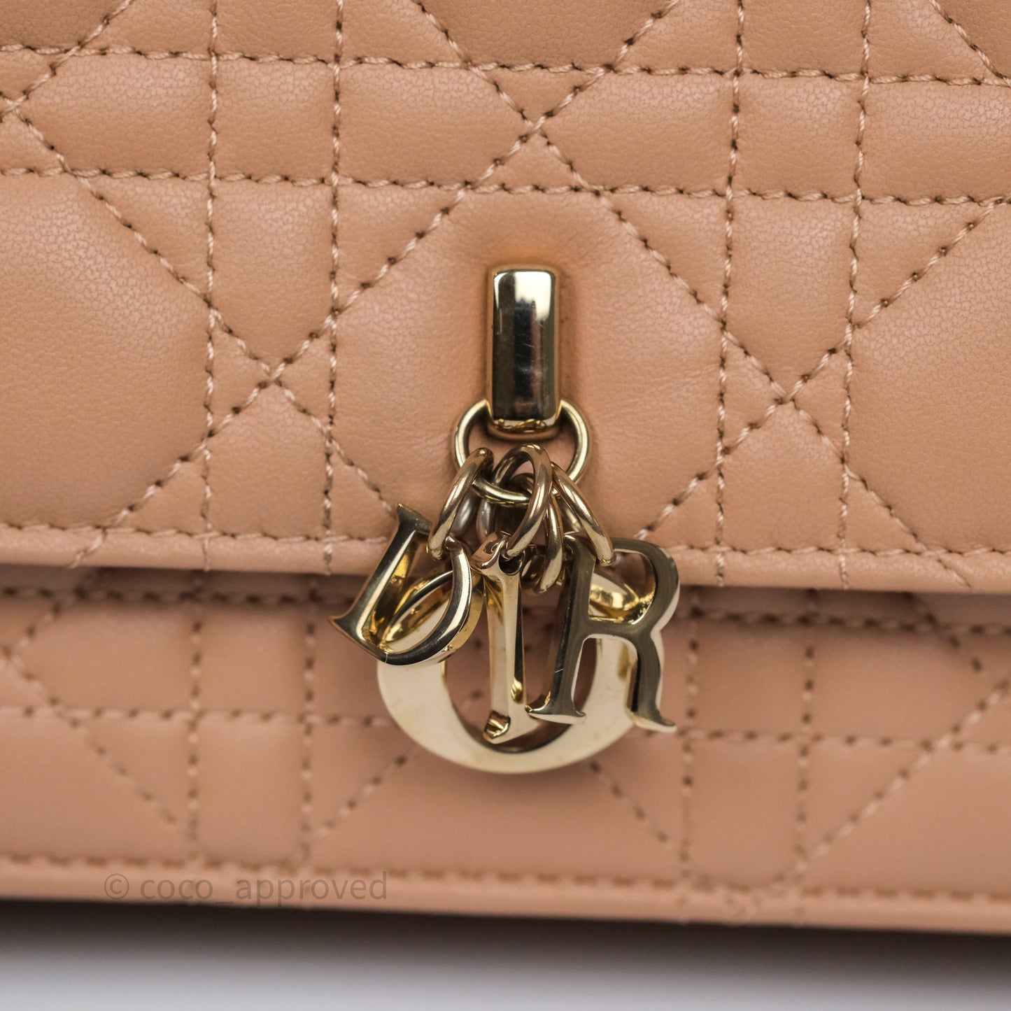Dior My Dior Mini Bag Rose des Vents Cannage Lambskin