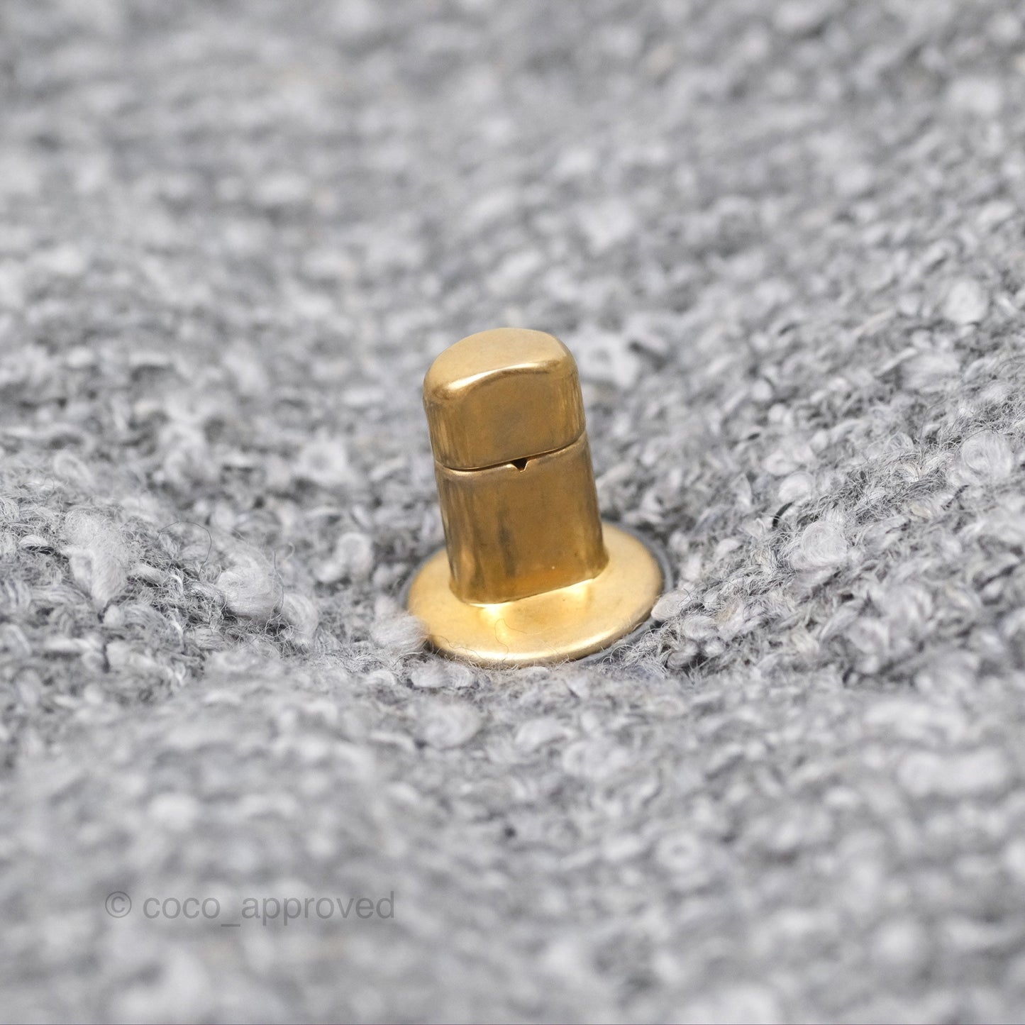 Chanel 19 Small Tweed Grey Mixed Hardware