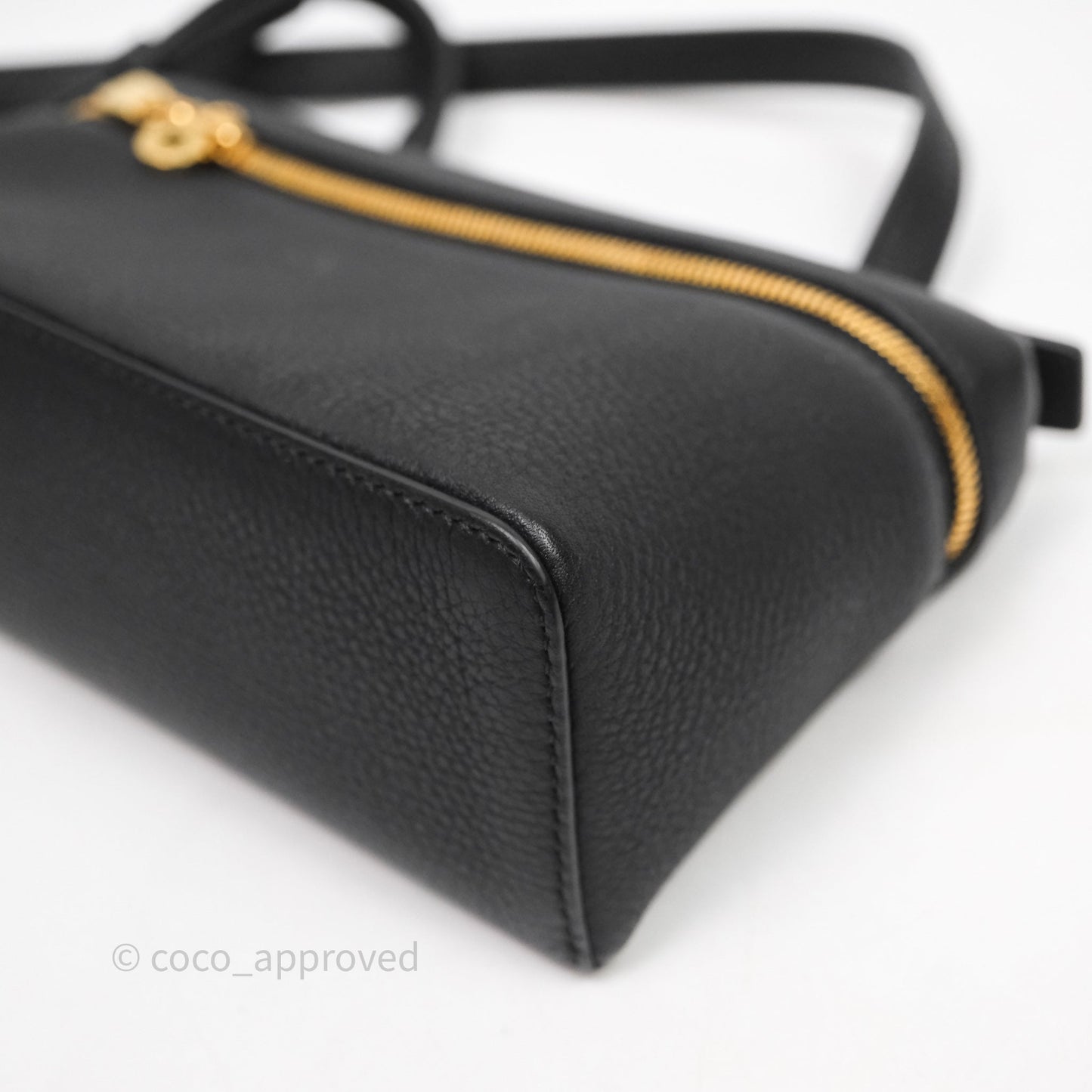 Loro Piana Extra Pocket L19 Black Grained Calfskin