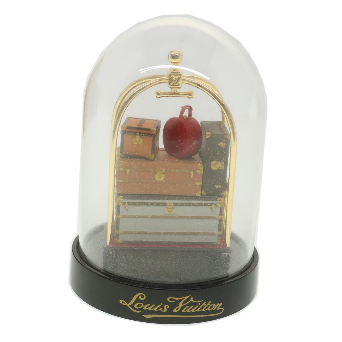 LOUIS VUITTON Snow Globe Hotel Trolley Clear M99407 LV 34227