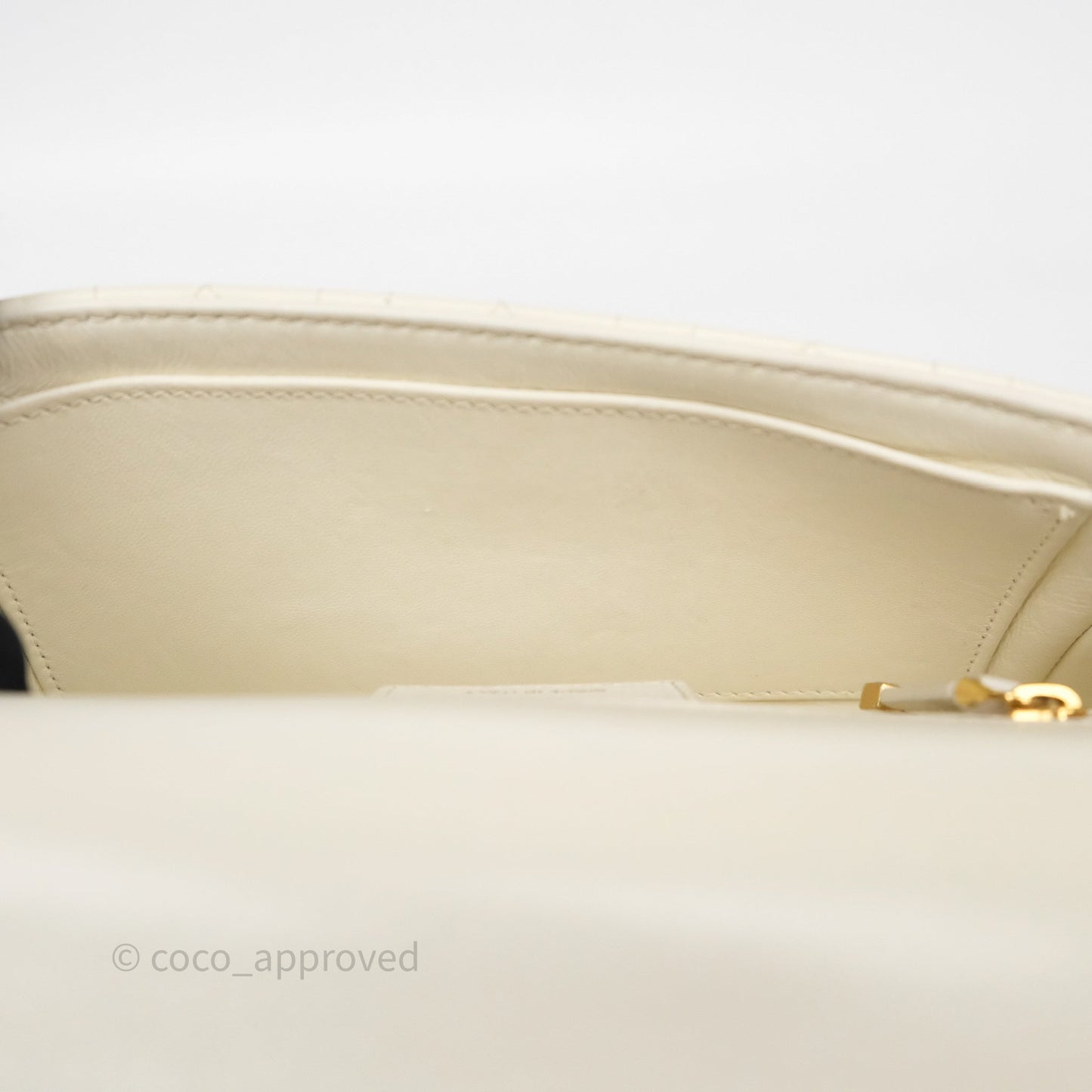 Dior Small Caro Bag Latte Supple Cannage Calfskin