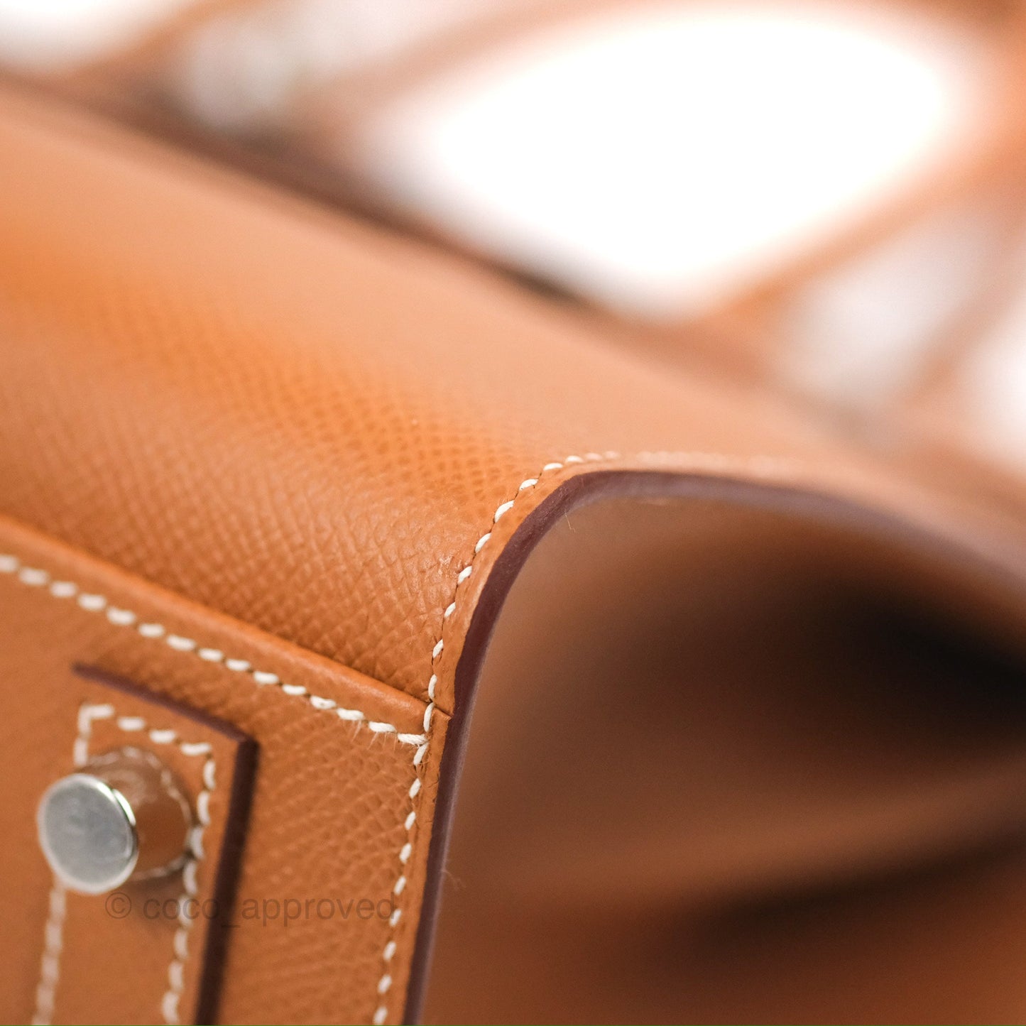 Hermès Birkin 30 Sellier Gold Epsom Palladium Hardware