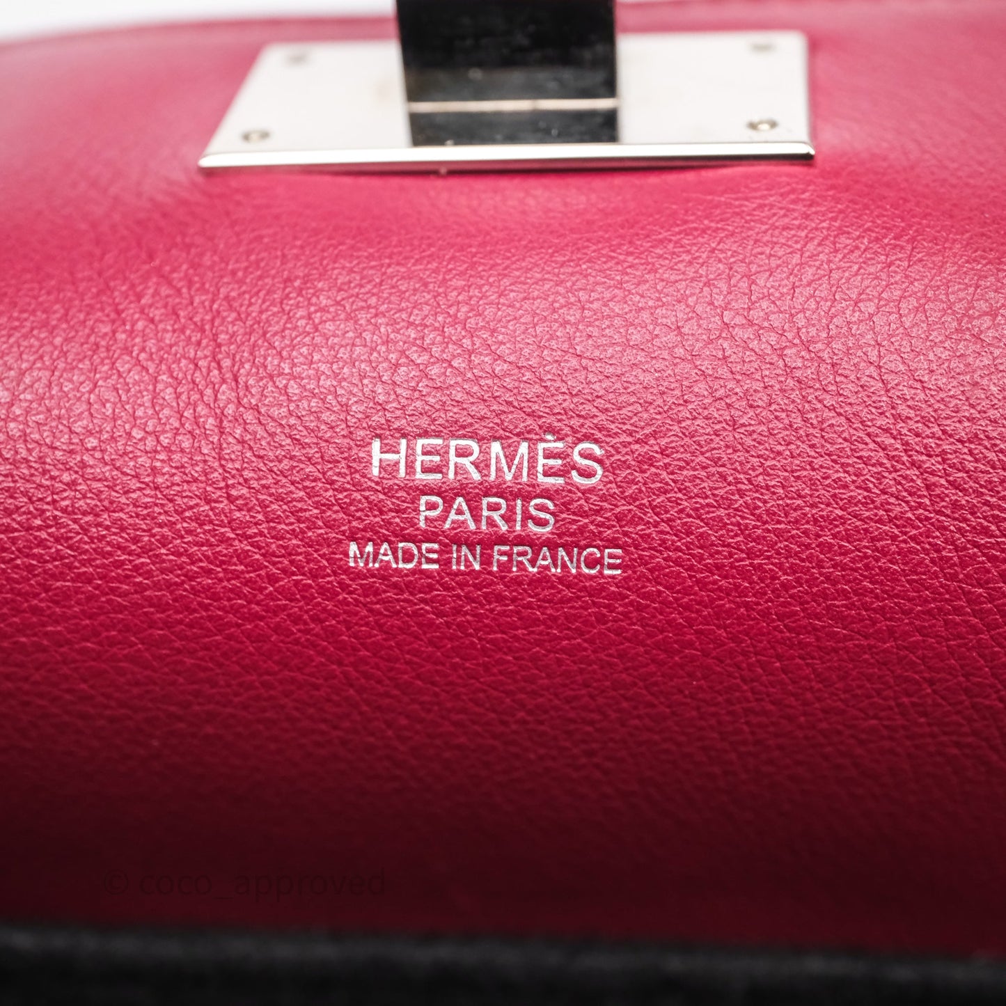 Hermès ToolBox 20 Rubis B5 Swift Palladium Hardware