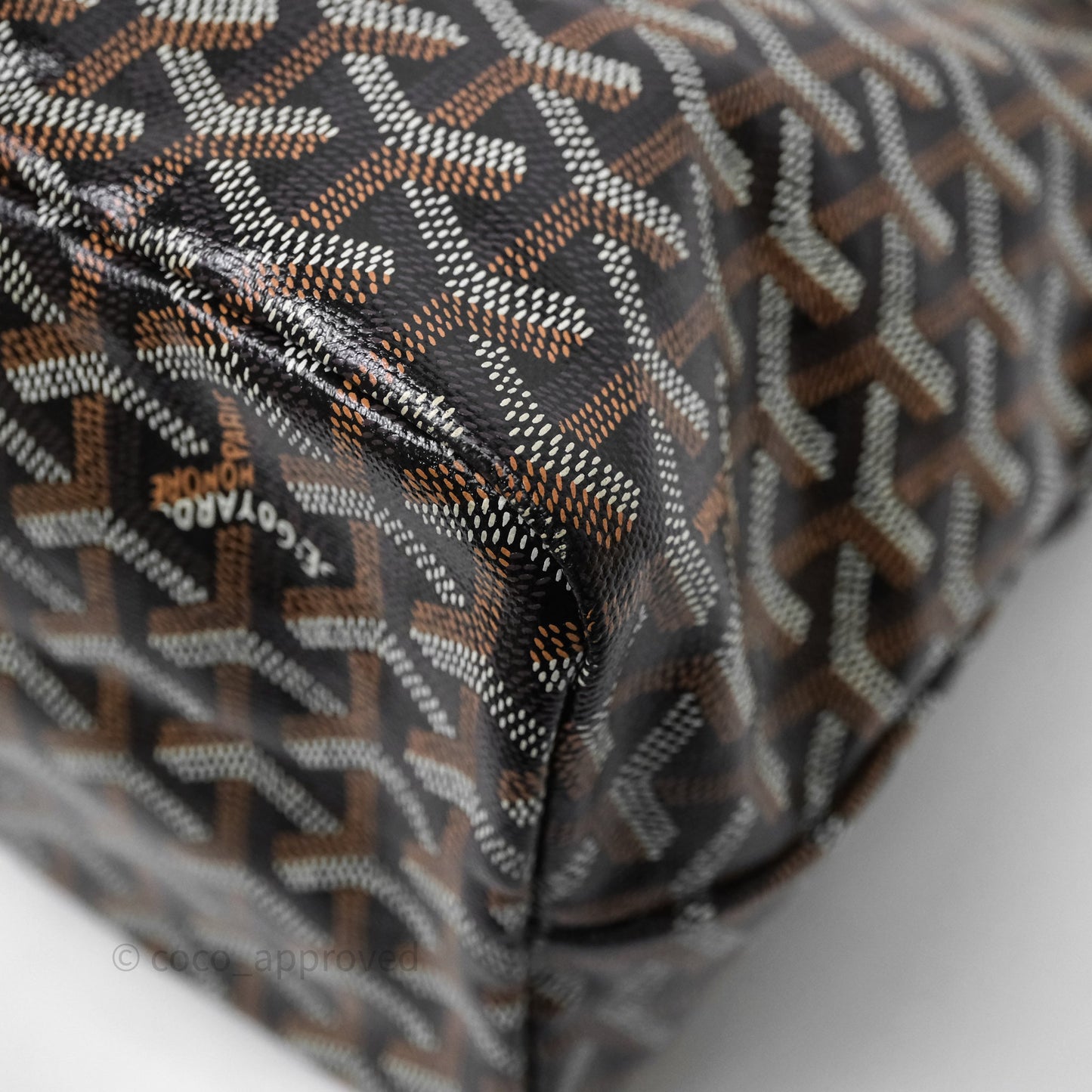 Goyard Bohème Hobo Bag Black & Tan