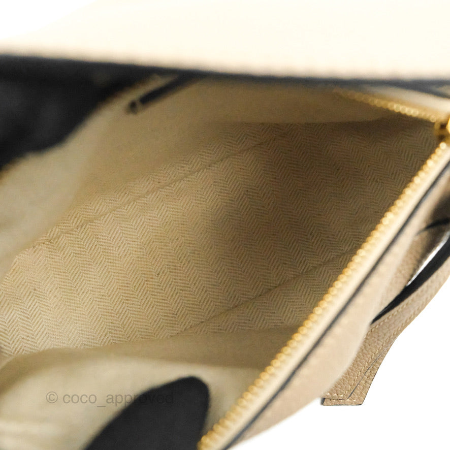 Loewe Mini Puzzle Bag Sand Mink Calfskin Gold Hardware