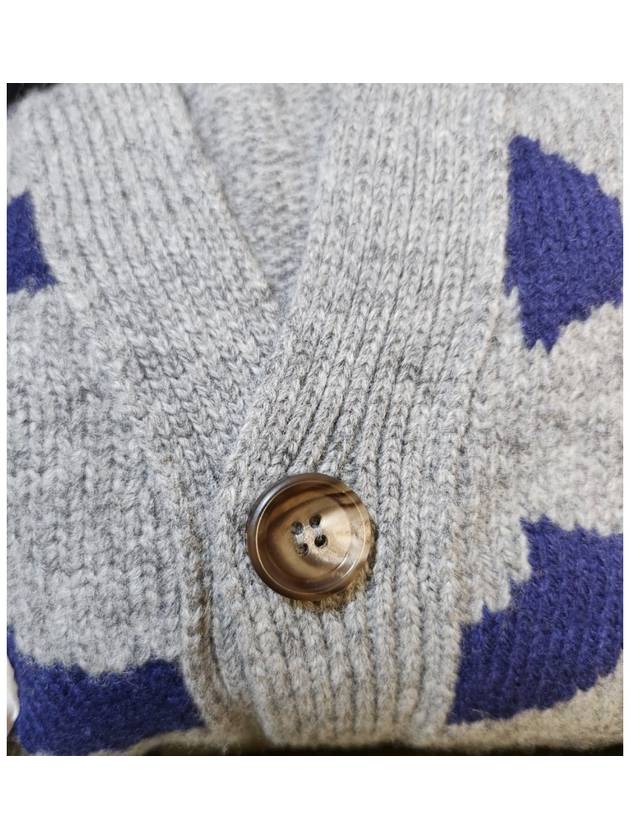 Luxury Gucci Trending 2025 Logo Intarsia Gardigan Grey