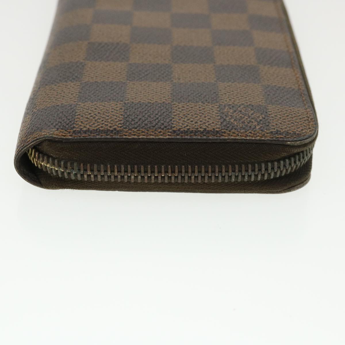 LOUIS VUITTON Damier Ebene Zippy Wallet Long Wallet N41661 LV 34309